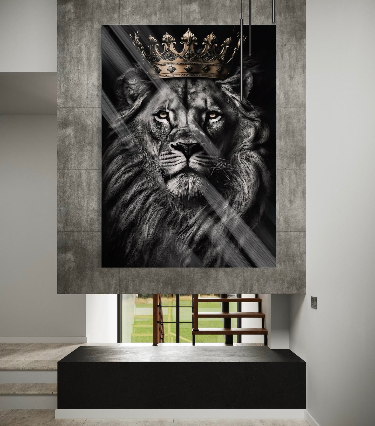 Lion With Crown