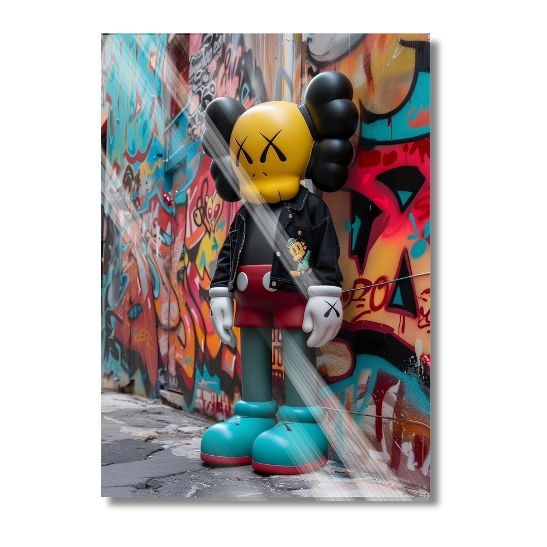 Kaws Graffiti Right