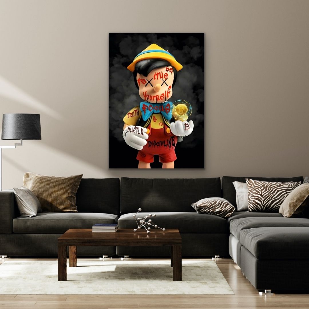 Kaws Pinocchio Red