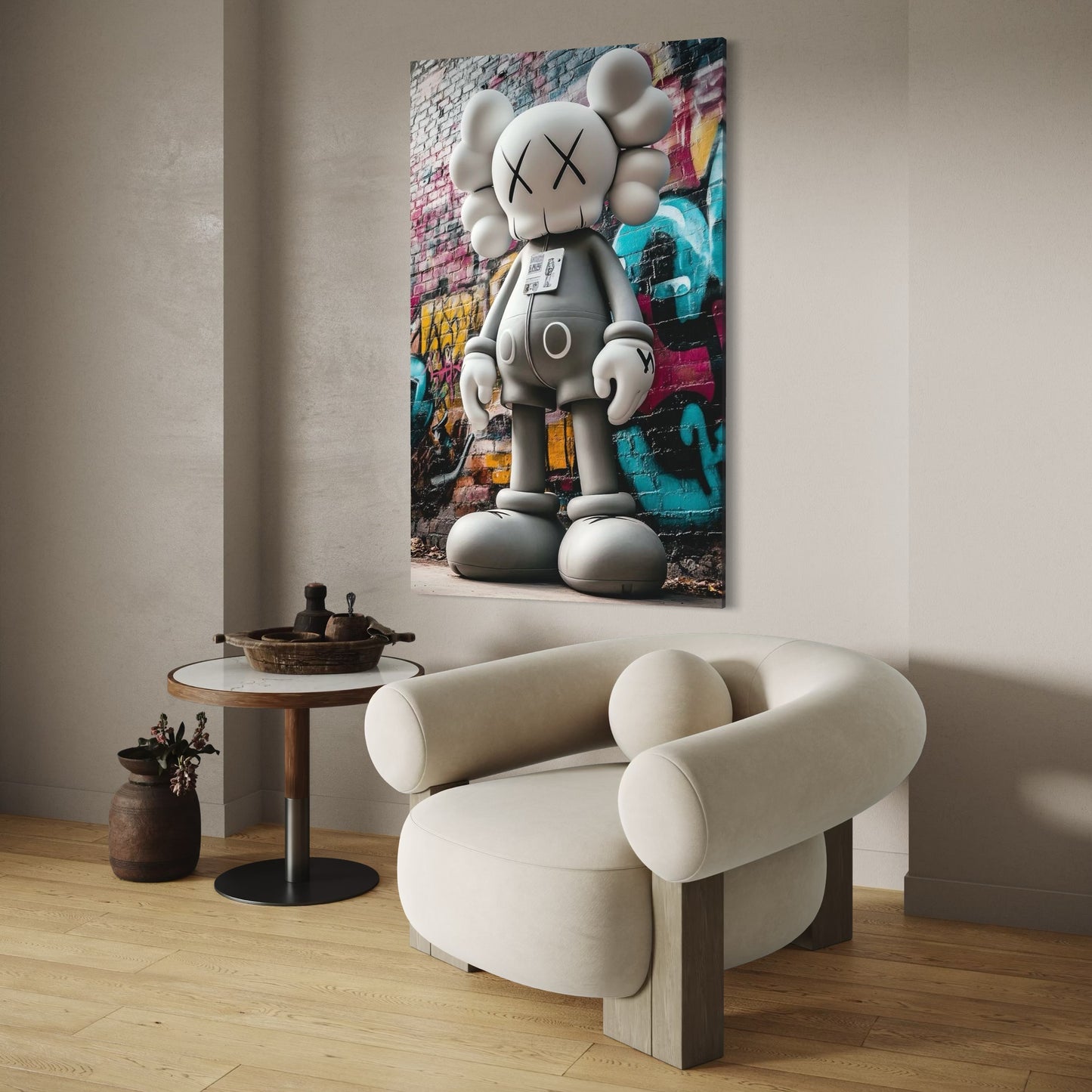 Kaws White Graffiti