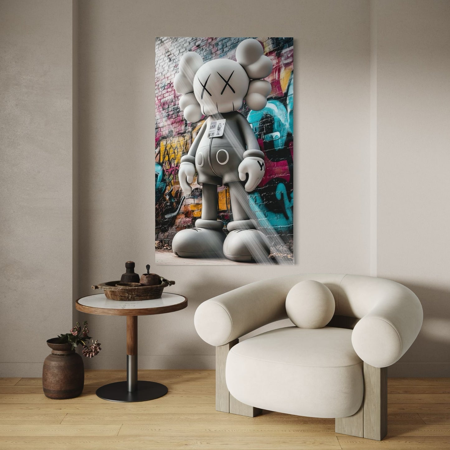 Kaws White Graffiti