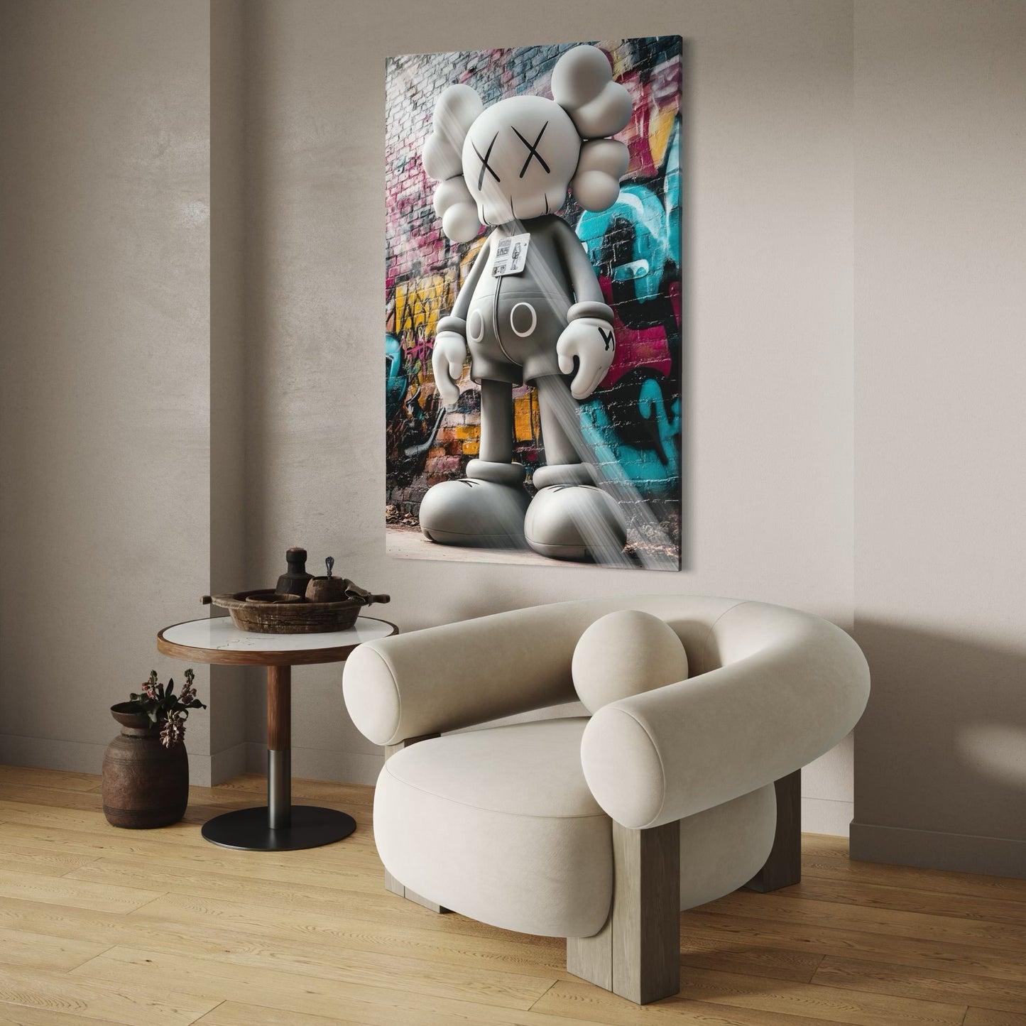 Kaws White Graffiti