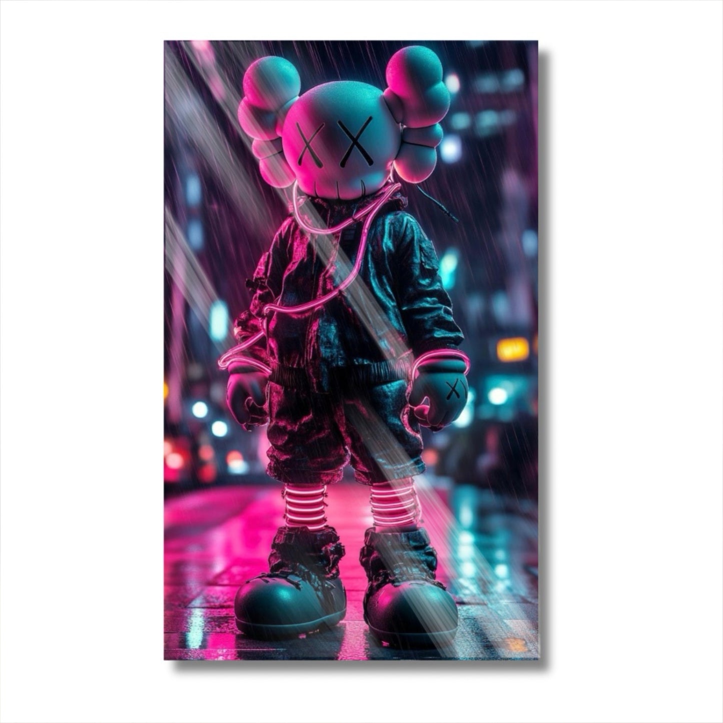 Kaws Pink & Blue Street