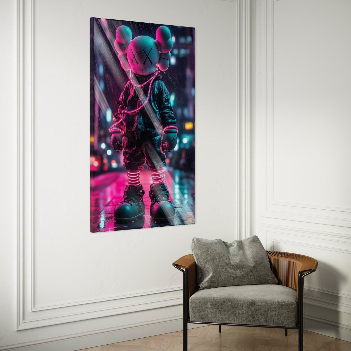 Kaws Pink & Blue Street