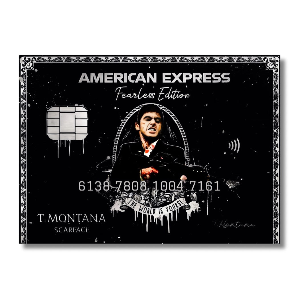 Amex Black Montana Silver