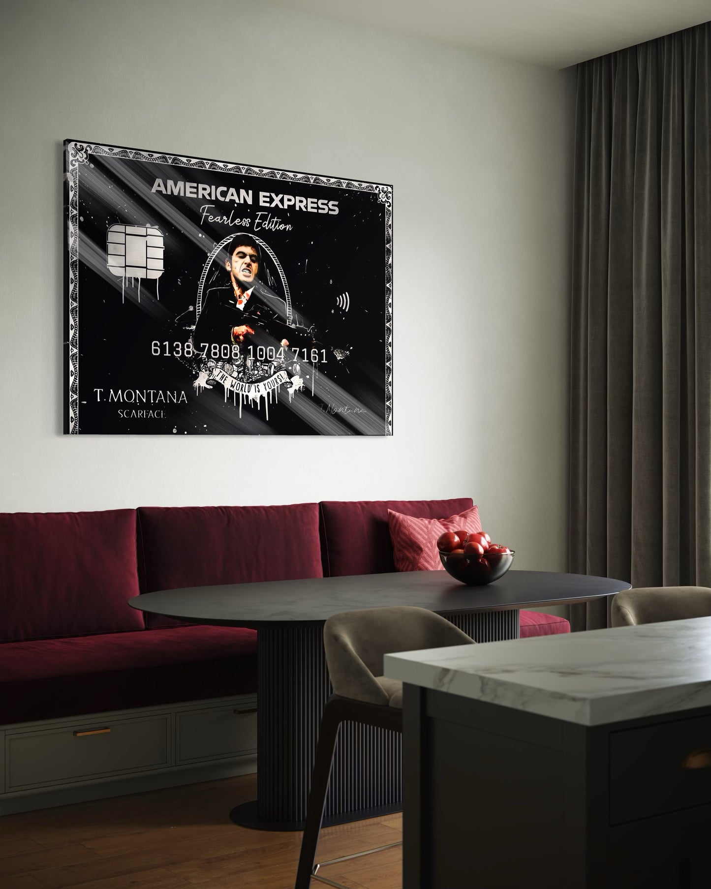 Amex Black Montana Silver