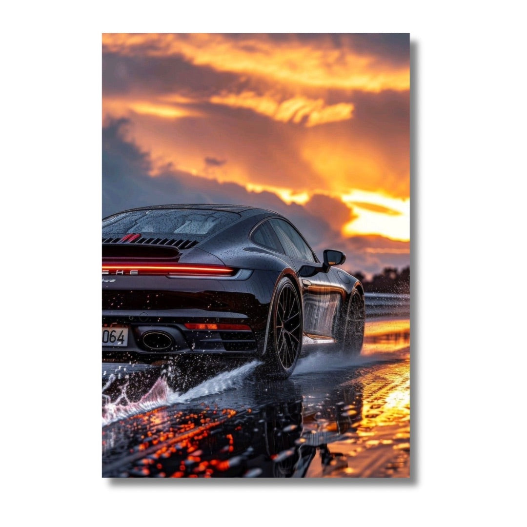Porsche Sunset