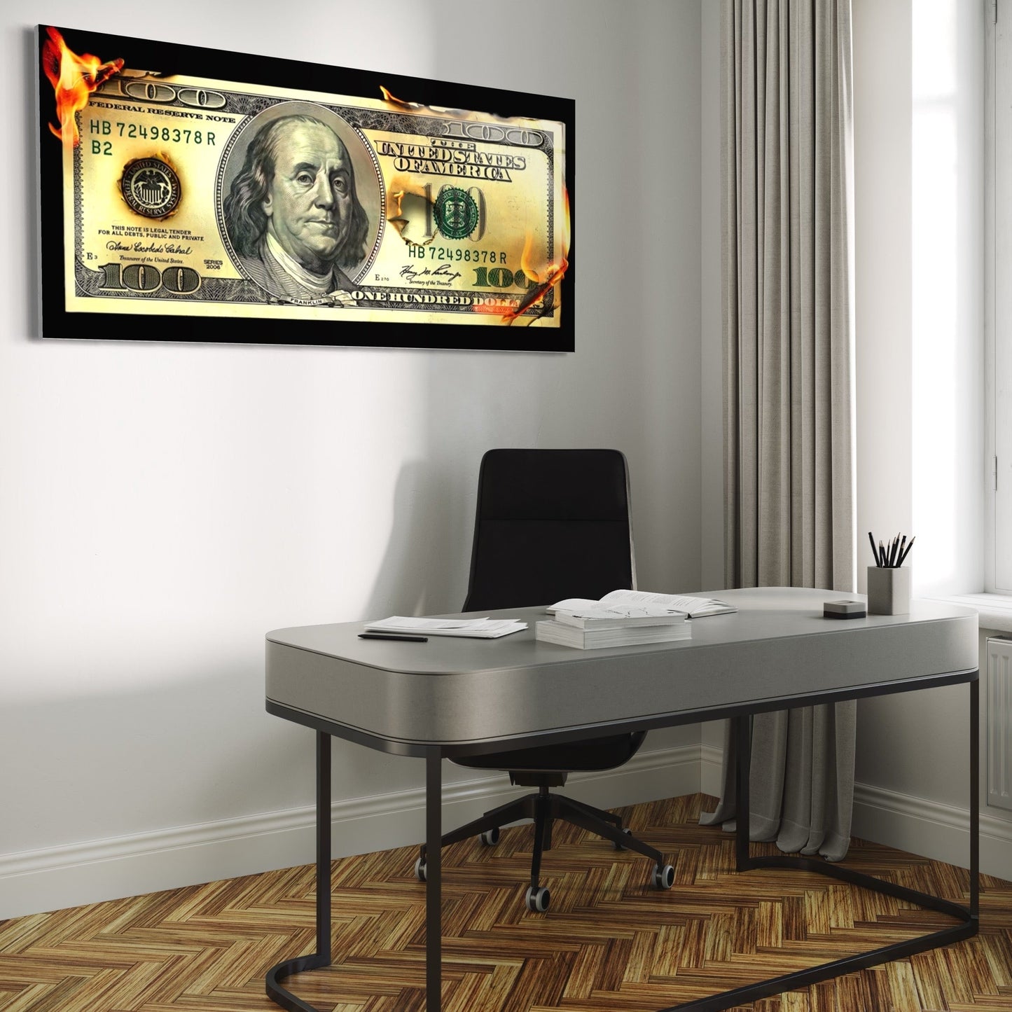 Dollar On Fire