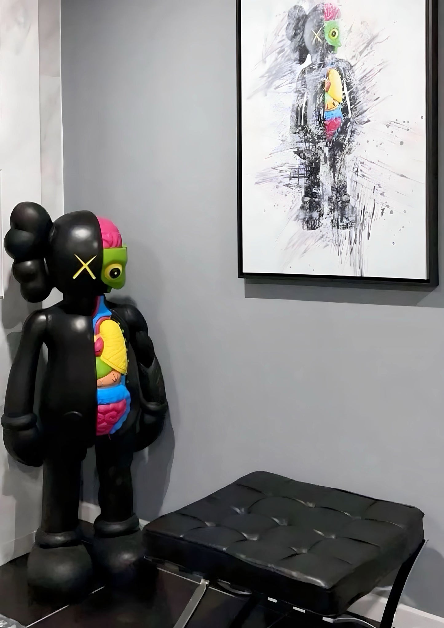 Kaws Anatomy Black