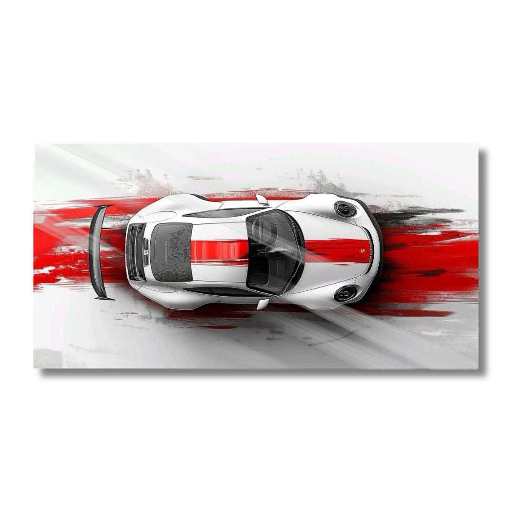 White & Red 911