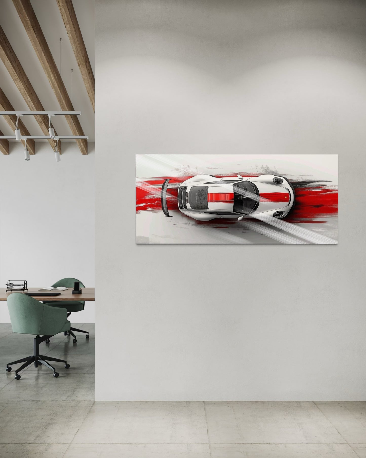 White & Red 911