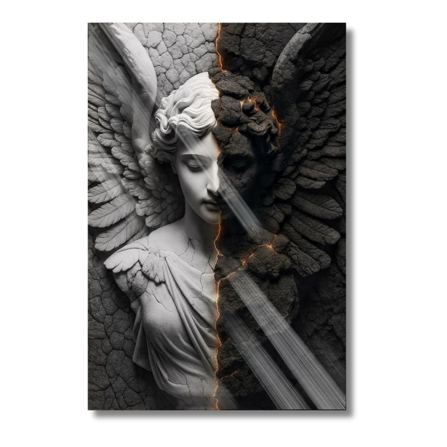 B&W Angel