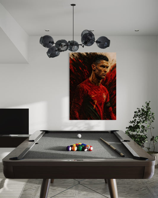 Red Ronaldo Painting