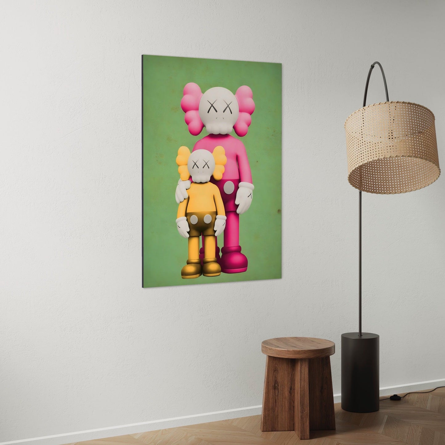 Kaws Pink and Yellow