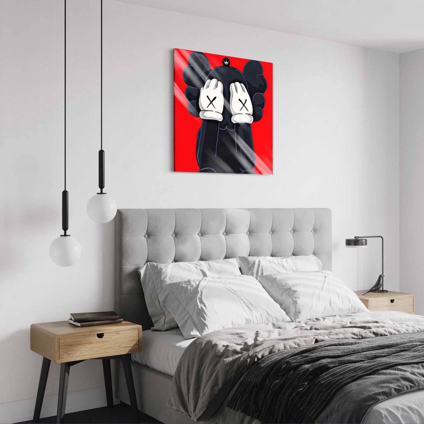 Kaws Shy Red