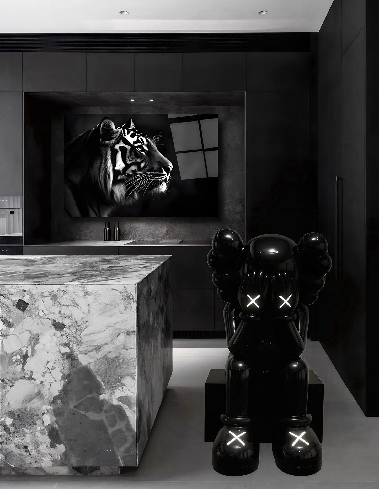 Kaws Hide Black