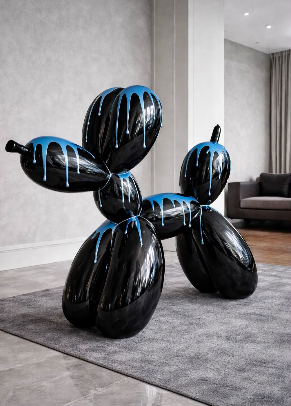 Baloon Dog Blue Drip