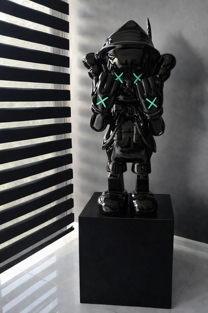 Kaws Pinocchio Black&Aqua
