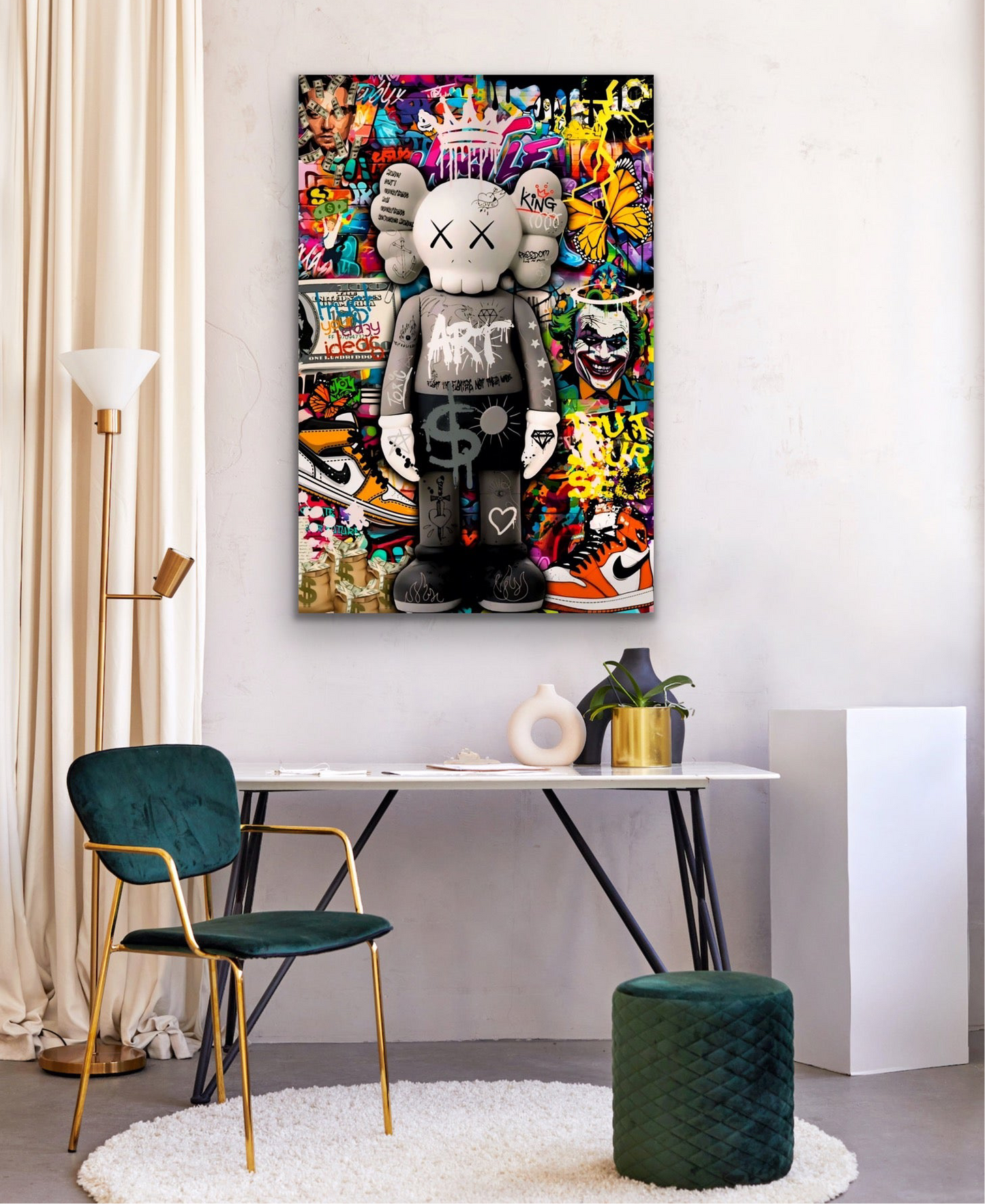 Kaws Graffiti Art