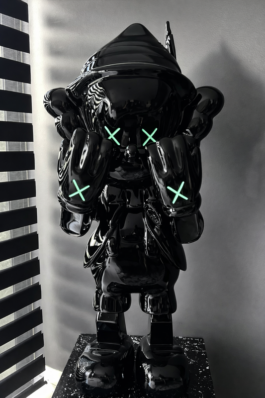 Kaws Pinocchio Black&Aqua