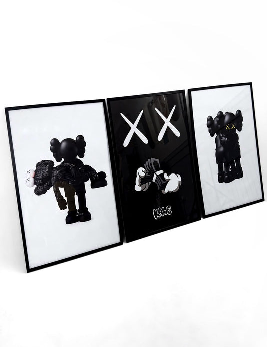 Kaws 3 Set