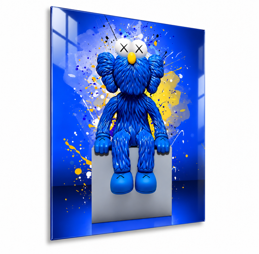 Kaws Blue Colors