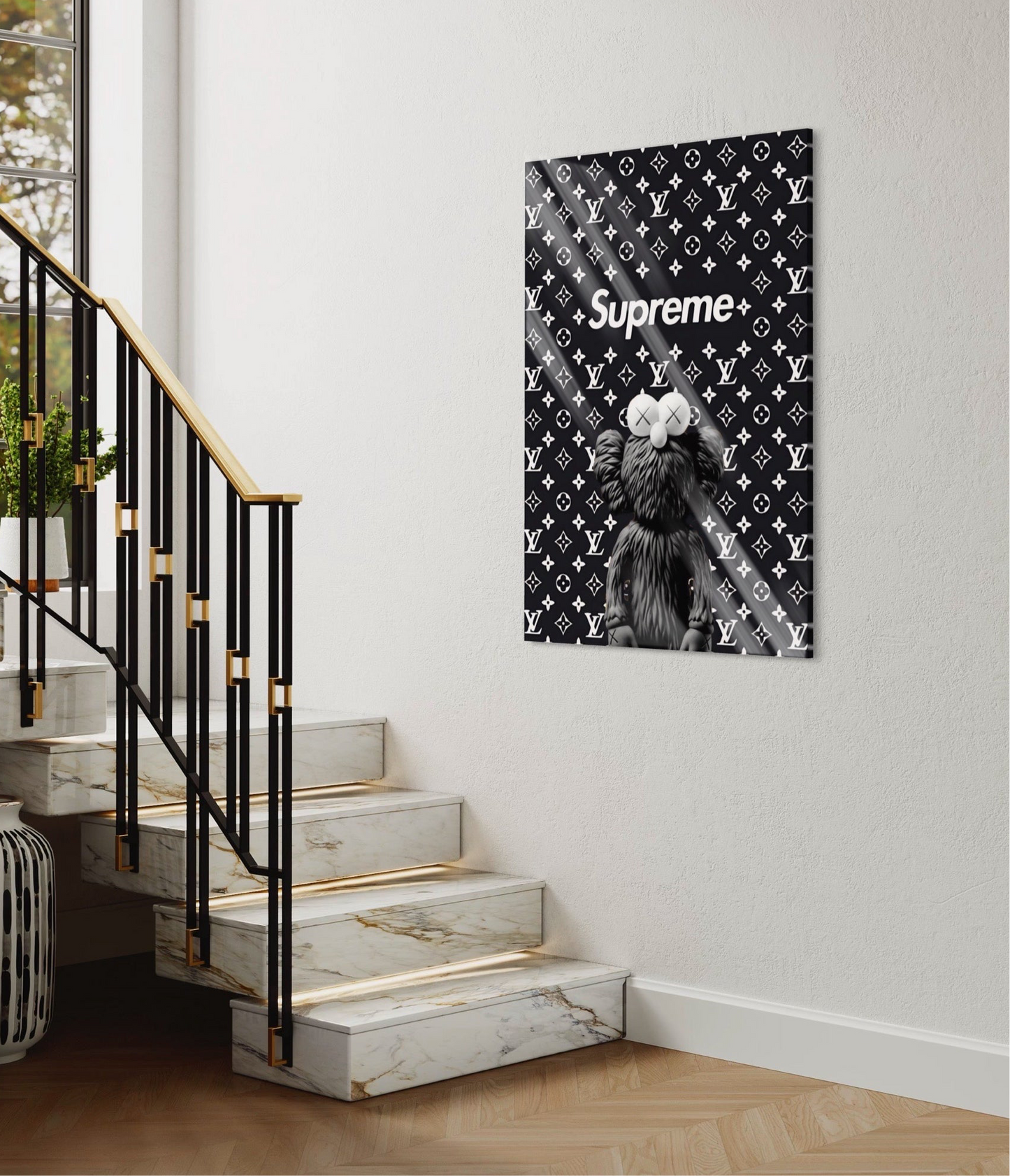Kaws BFF Supreme Black