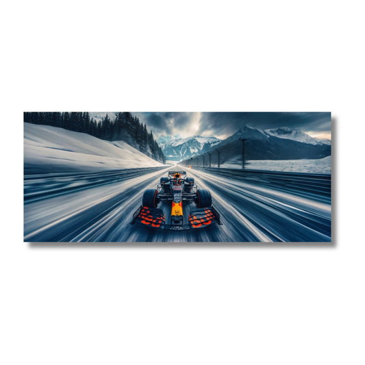 F1 Race Car Snow