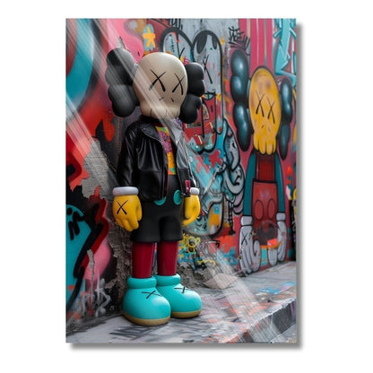 Kaws Graffiti Left