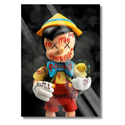 Kaws Pinocchio Red