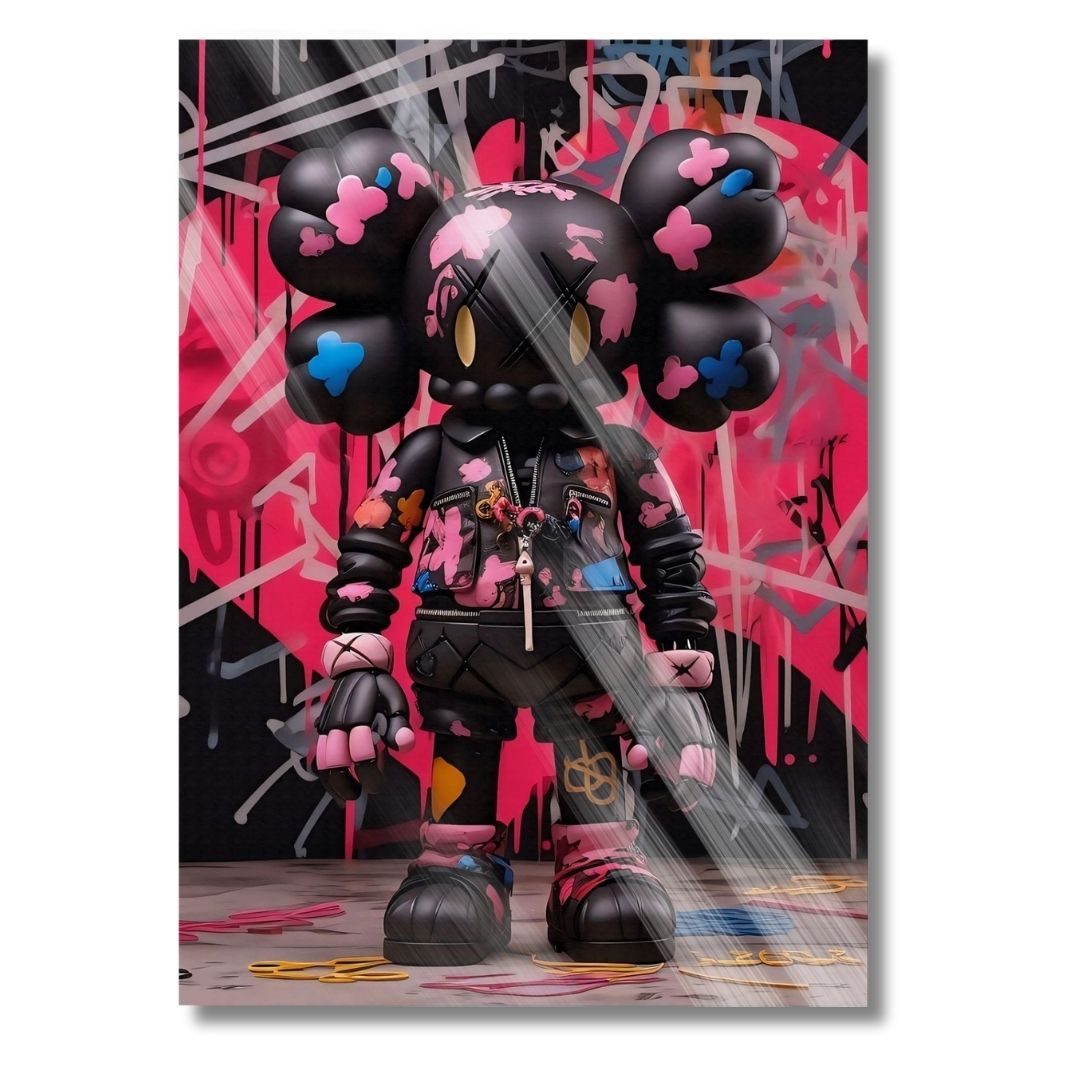 Kaws Black & Pink