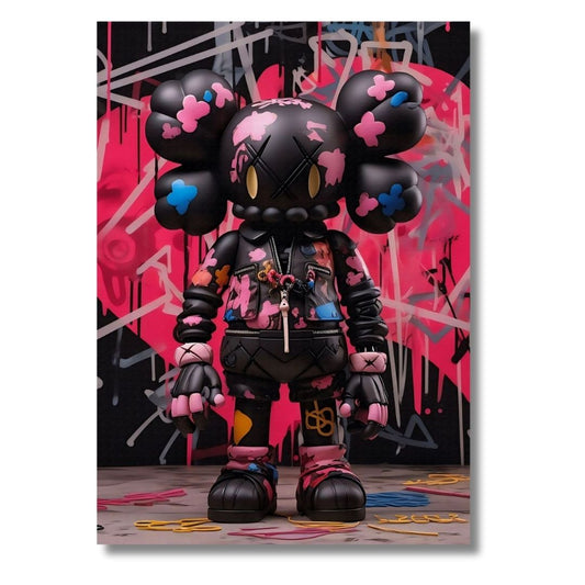 Kaws Black & Pink