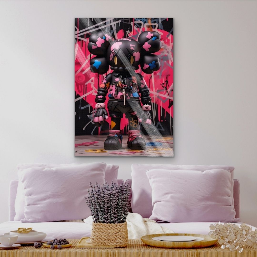 Kaws Black & Pink
