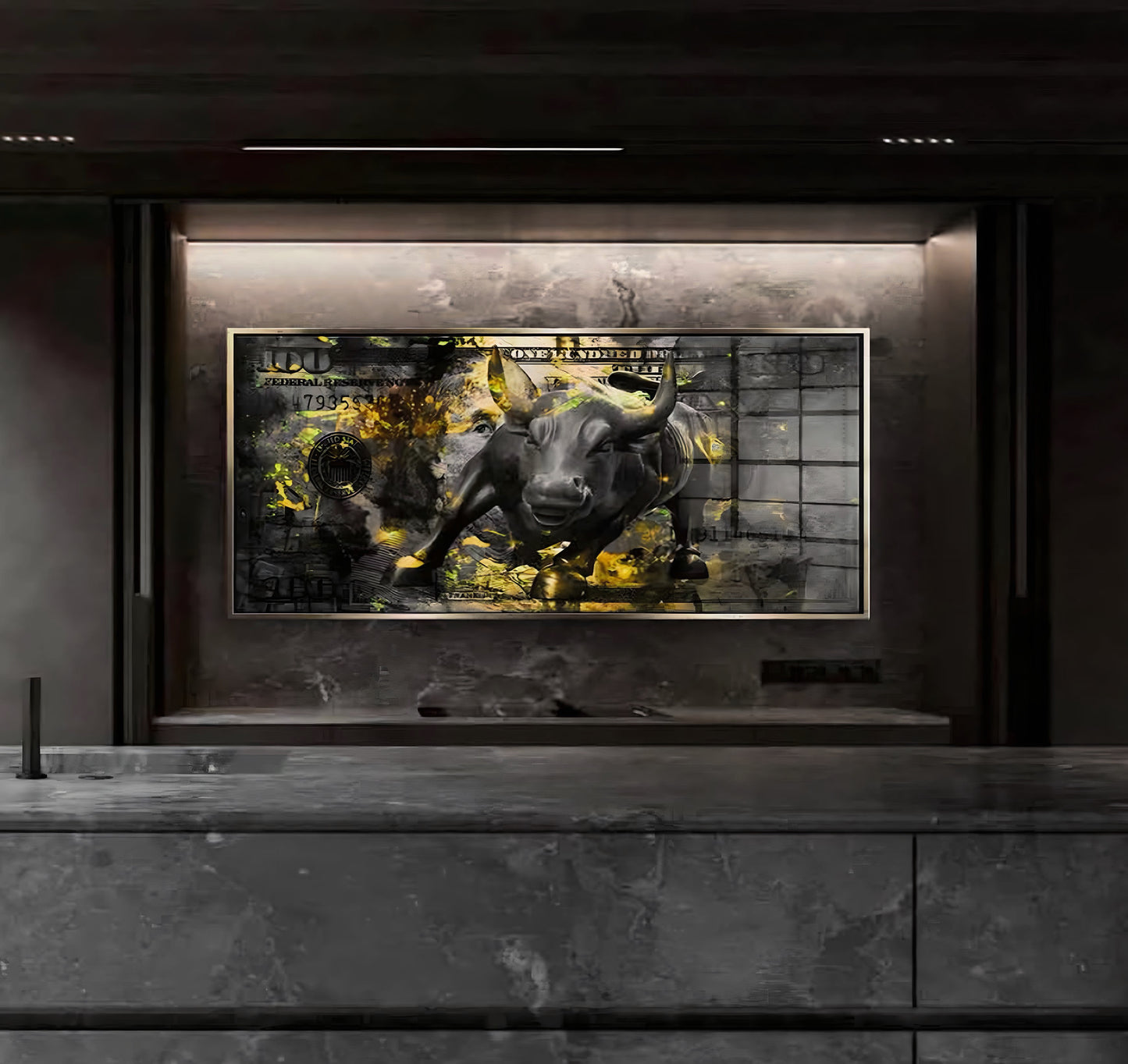 Black & Gold Bull Bill