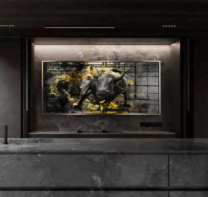 Black & Gold Bull Bill