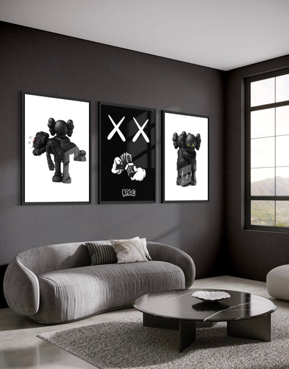 Kaws 3 Set