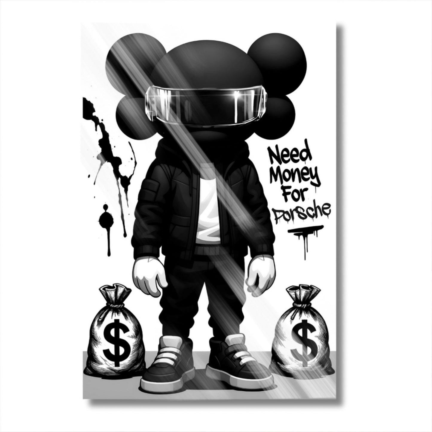 Kaws Need Money 4 Porsche