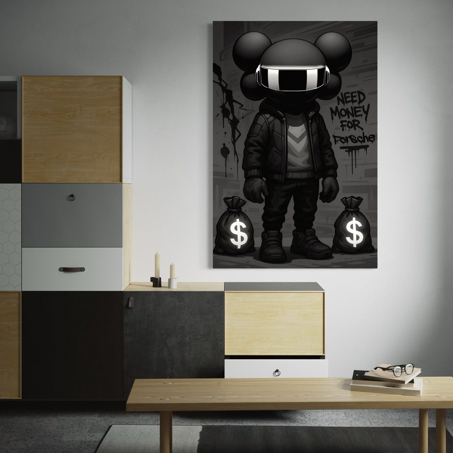 Kaws Black Need 4 Porsche