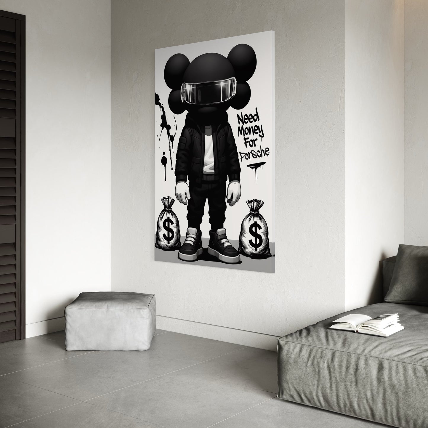 Kaws Need Money 4 Porsche