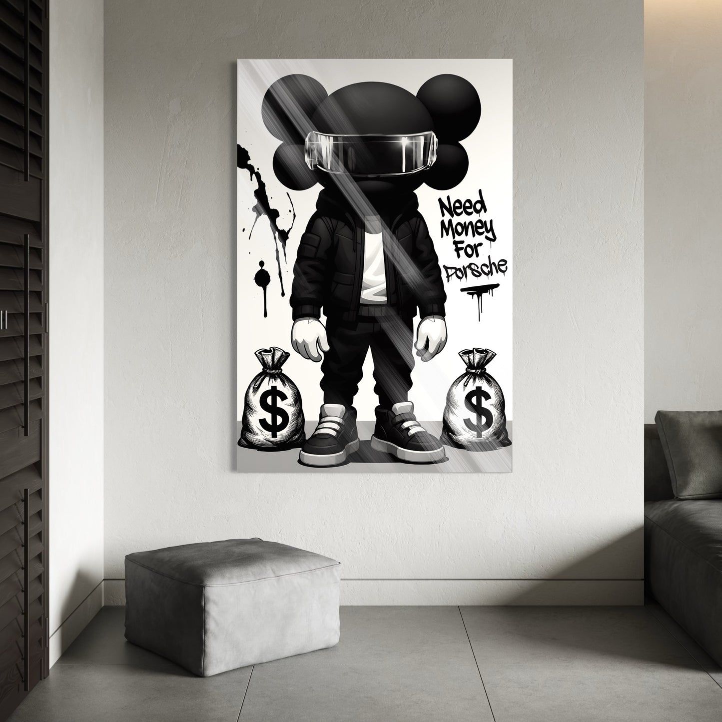 Kaws Need Money 4 Porsche
