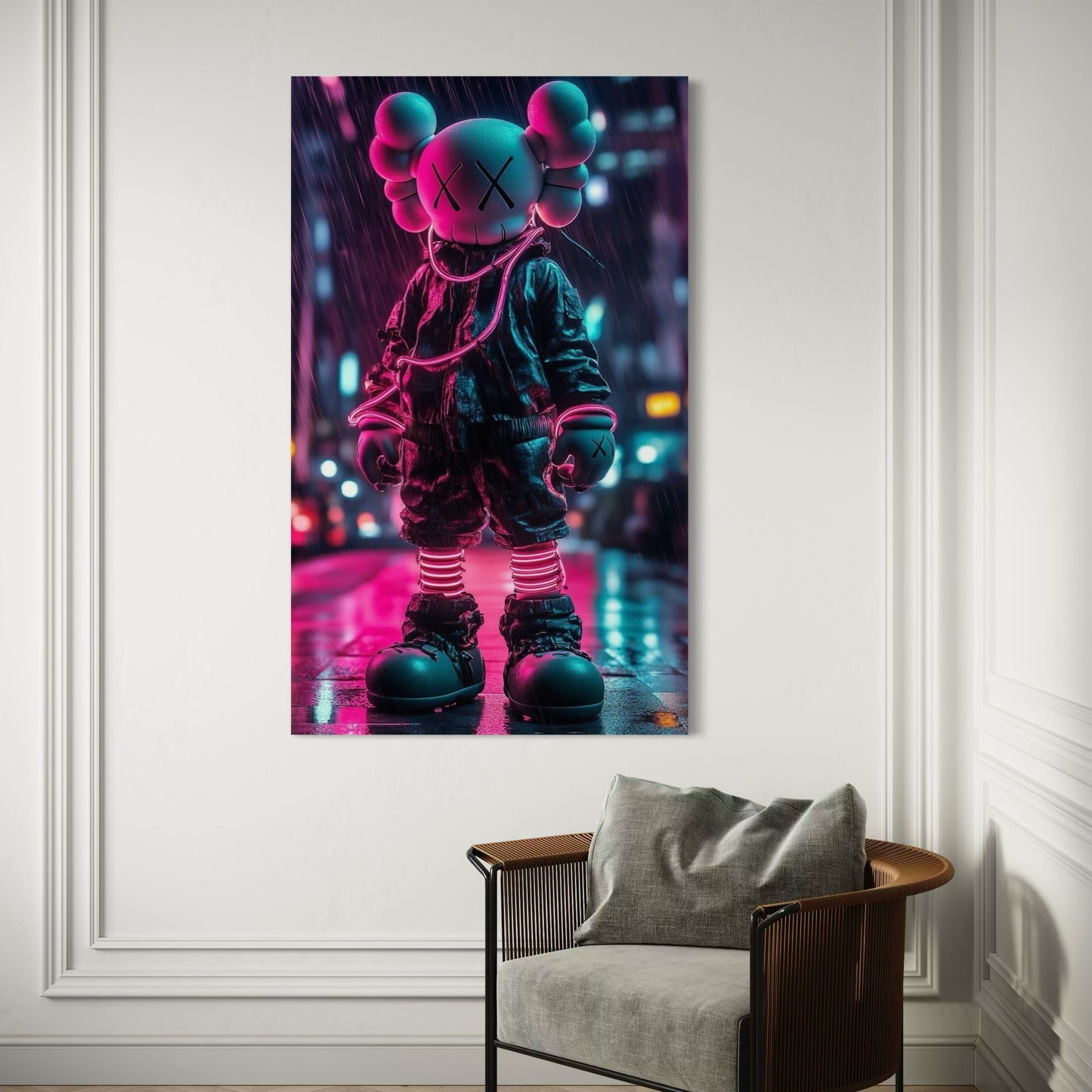 Kaws Pink & Blue Street