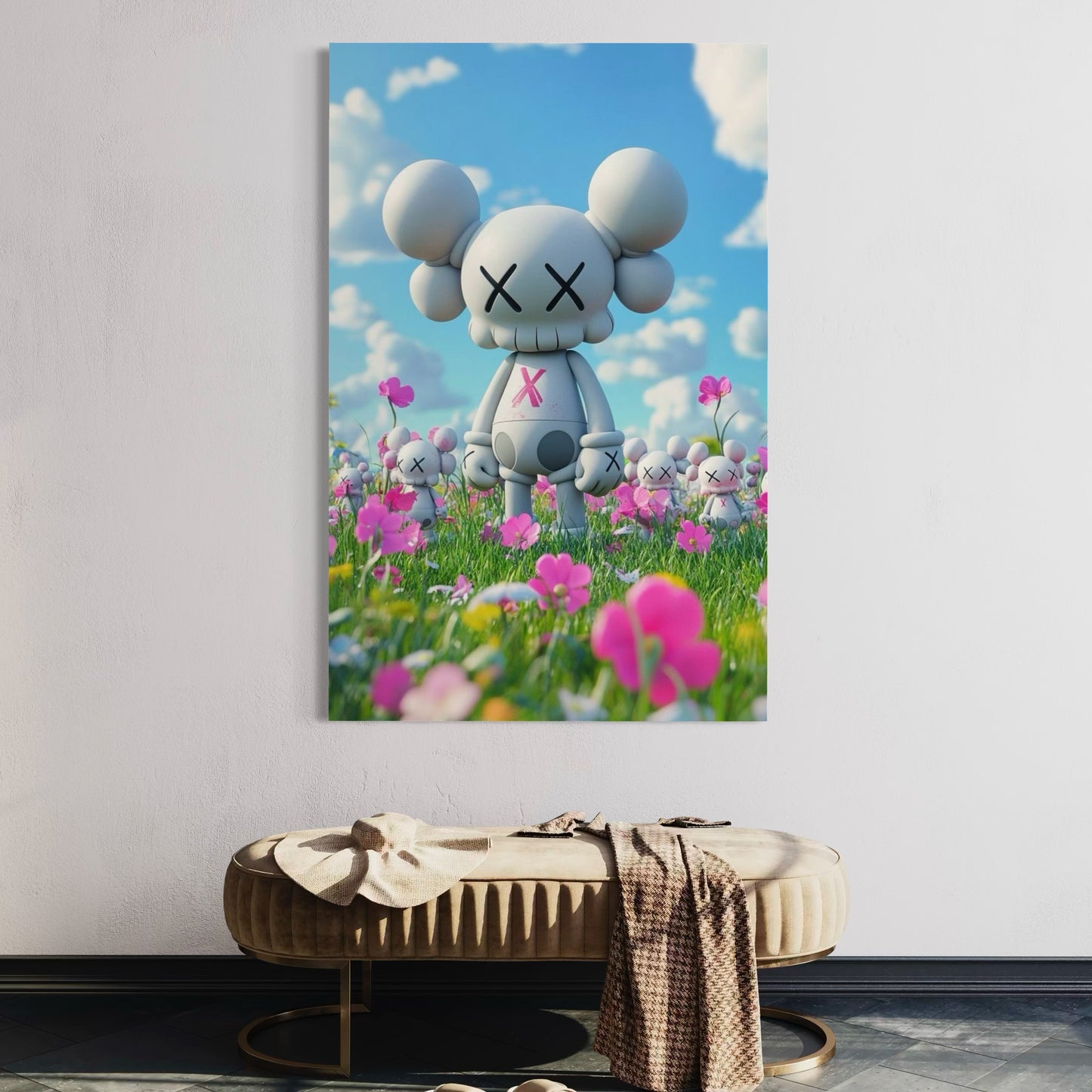 Kaws White Blue Sky