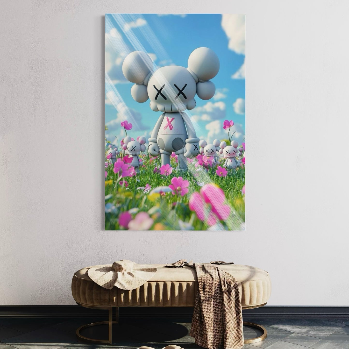 Kaws White Blue Sky