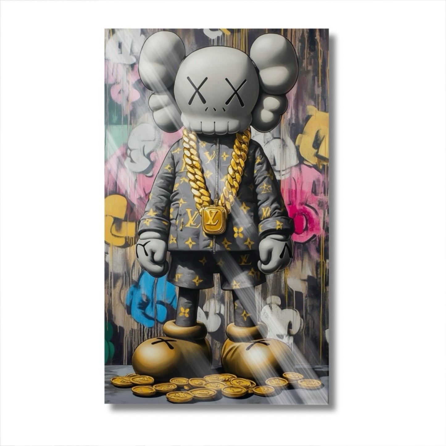 Kaws Gold Chain
