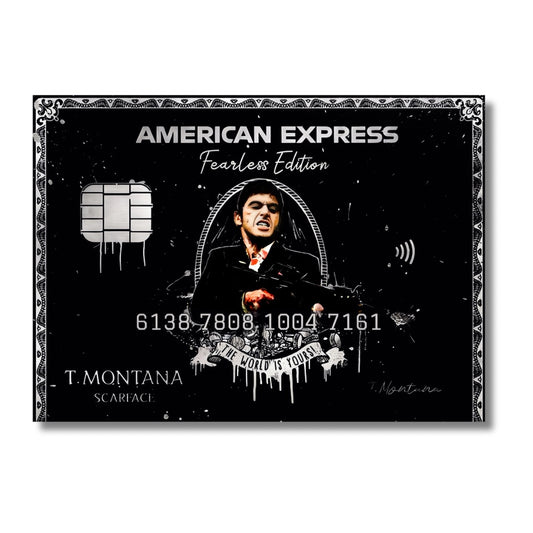Amex Black Montana Silver