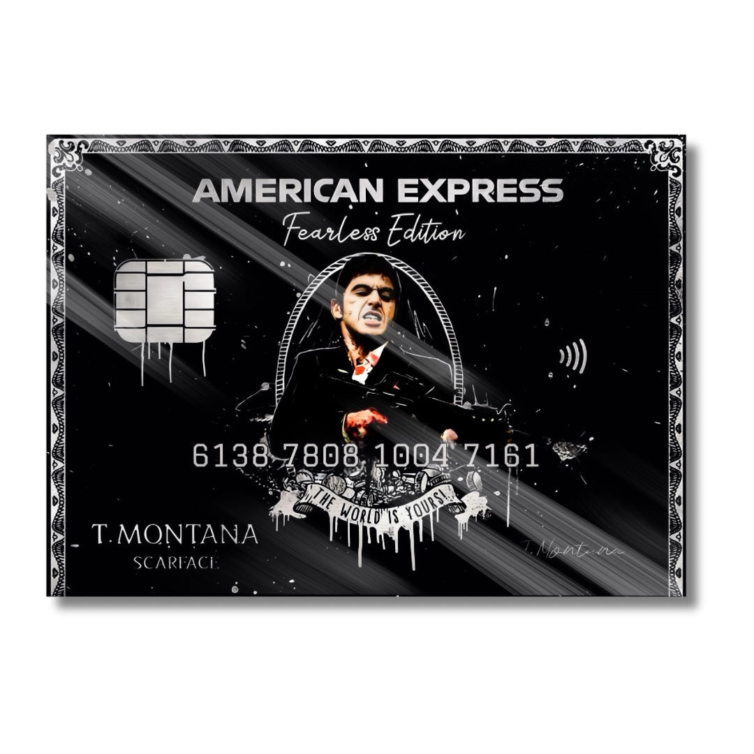 Amex Black Montana Silver