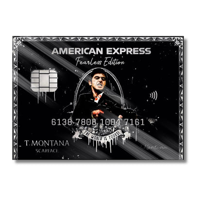 Amex Black Montana Silver