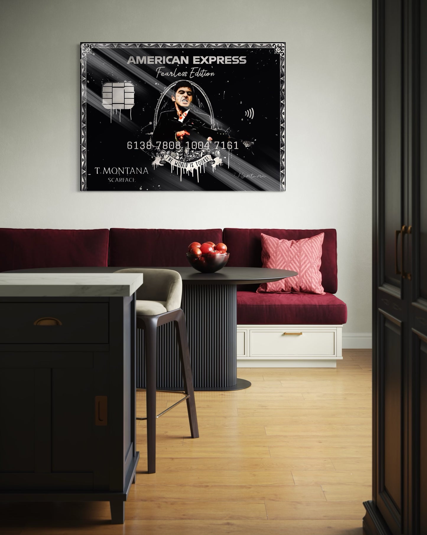 Amex Black Montana Silver