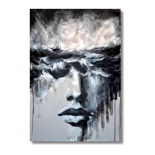Abstract Woman Sea