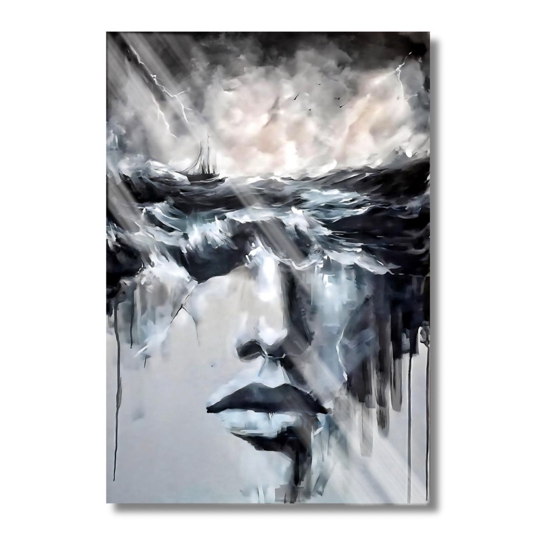 Abstract Woman Sea